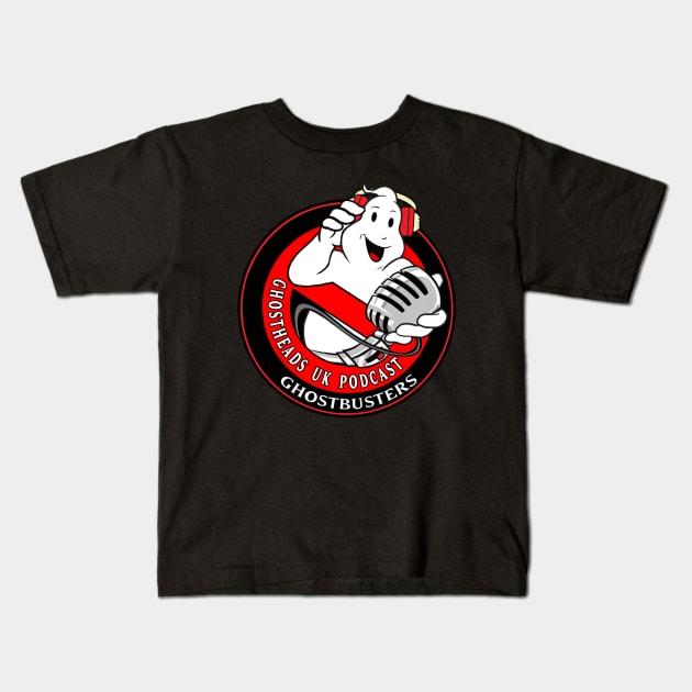 Ghostheads uk podcast logo Kids T-Shirt by Sirjedijamie50101